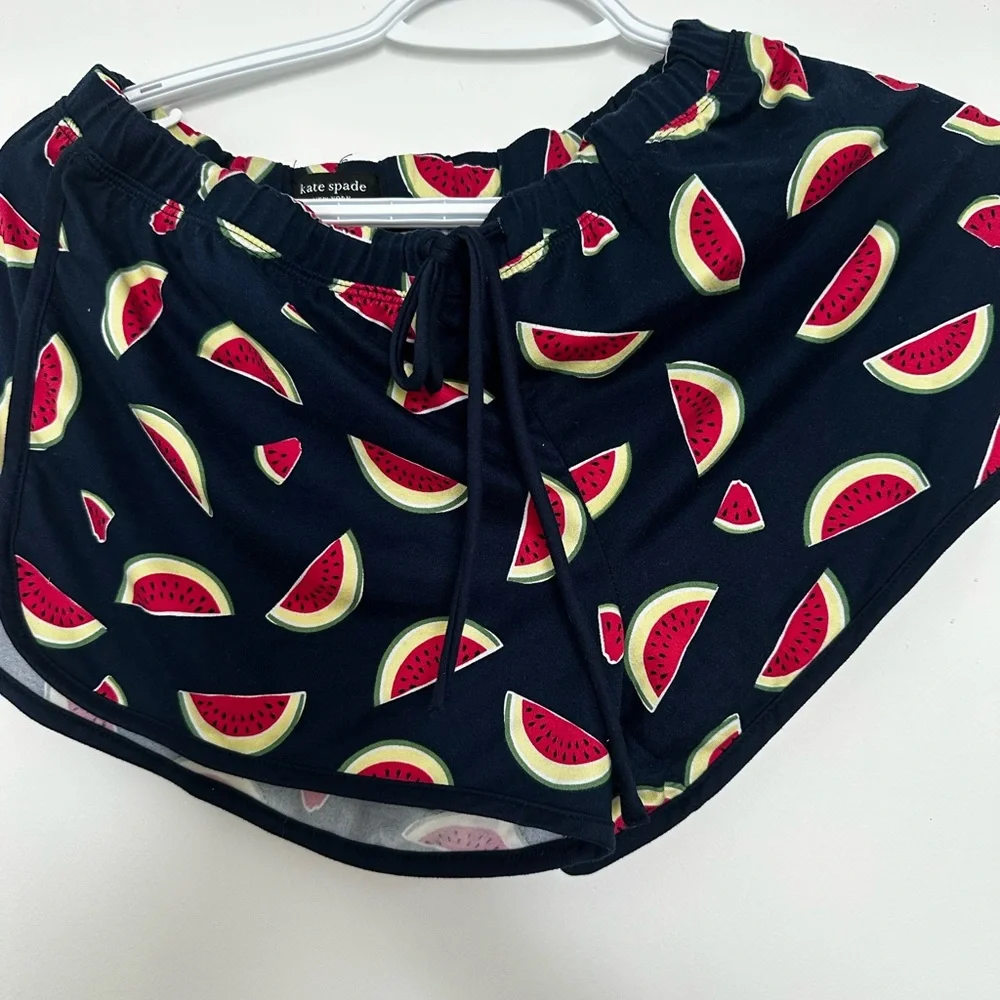Kate Spade Navy Watermelon Print Pajama Set - Picture 3 of 5
